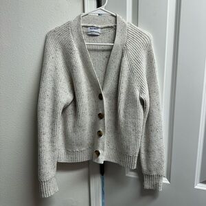 Old Navy Women's Speckled White Cardigan